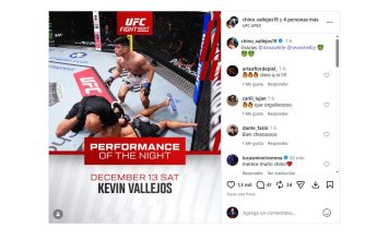 El argentino Kevin Vallejos hizo historia en UFC: venció a una leyenda con un brutal nocaut y dio un paso clave para su futuro