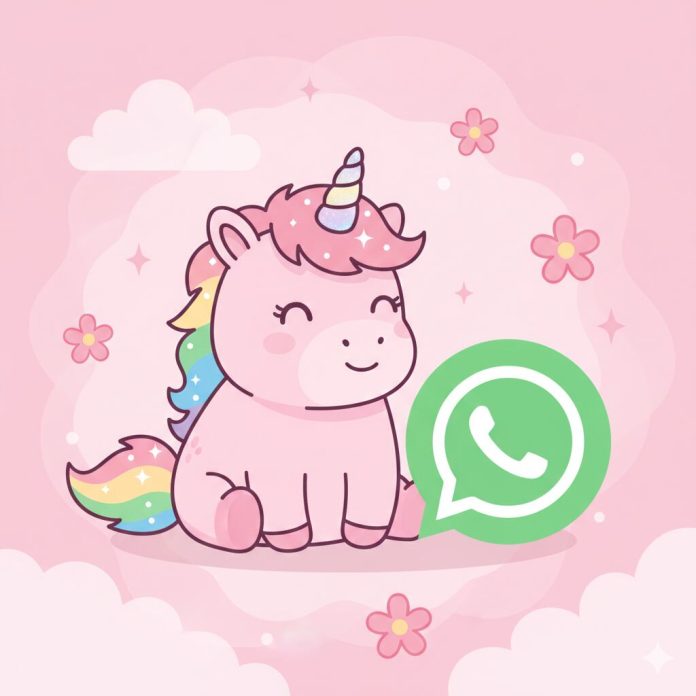 Cómo activar el “modo unicornio rosa” de WhatsApp