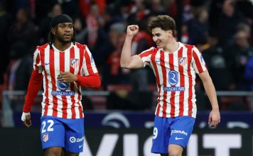 El gol de Julián Álvarez para cortar una sequía de 16 partidos sin convertir en el triunfo del Atlético de Madrid ante Barcelona