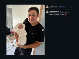 Gabriel Batistuta festejó la llegada de su segunda nieta a los 57 años: las fotos y su emotivo mensaje