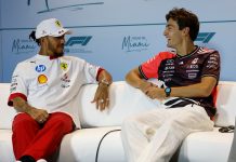 La incómoda pregunta de George Russell a Lewis Hamilton en medio de los rumores sobre su romance con Kim Kardashian