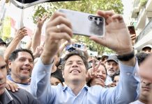 Reforma laboral: Kicillof ratificó su perfil opositor a Milei y participó de la marcha al Congreso