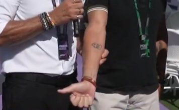 Aníbal Colapinto mostró el tatuaje que se hizo en honor a su hijo Franco y recordó la frase de un famoso entrenador