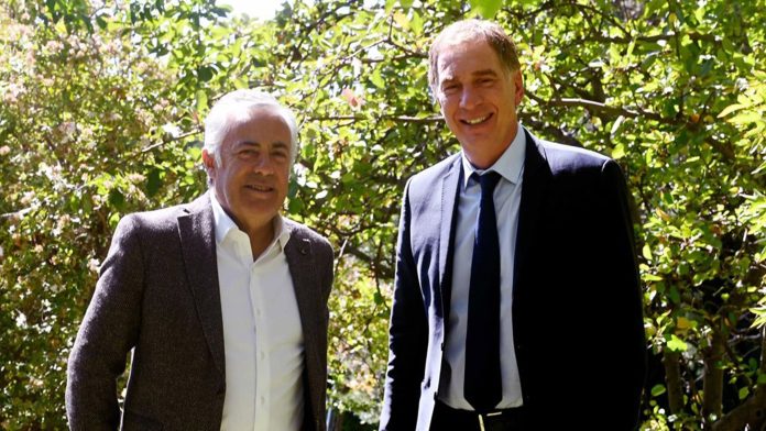 Diego Santilli se reunió con Cornejo en Mendoza y consolida apoyos para el paquete de leyes que impulsa el Gobierno