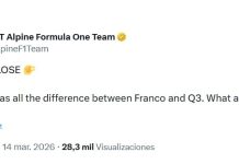 El gesto de respaldo de Flavio Briatore con Franco Colapinto tras quedar afuera de la Q3 del Gran Premio de China por una diferencia ínfima