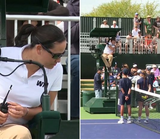 Insólito: un partido en Indian Wells estuvo demorado casi 10 minutos porque no había pelotas