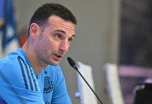 Lionel Scaloni habla antes del amistoso de la selección argentina ante Mauritania en la Bombonera