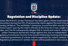 Un futbolista pateó una botella de agua, golpeó a un espectador y recibió una dura sanción por “conducta violenta”