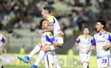 Con el primer gol de Di María en la Libertadores, Rosario Central le ganó 3-0 a Universidad Central en Venezuela y es líder del Grupo H