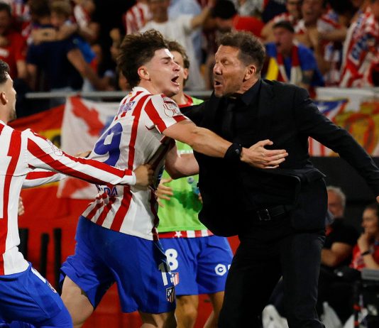 El golazo de Julián Álvarez que envió la final de la Copa del Rey entre Atlético de Madrid y Real Sociedad al alargue