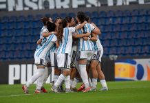 El golazo desde 35 metros de la selección argentina femenina Sub 17, que empató ante Colombia por el Sudamericano