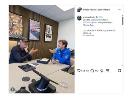 El mensaje de respaldo de Flavio Briatore a Franco Colapinto luego de la prueba especial que realizó a bordo del Alpine