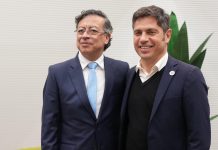 Gustavo Petro dijo que Axel Kicillof “posiblemente sea el próximo presidente de Argentina”
