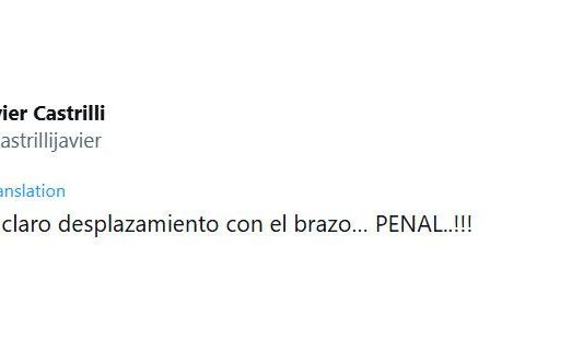 La contundente opinión de Javier Castrilli sobre la polémica del final del River-Boca: “Claro desplazamiento con el brazo”