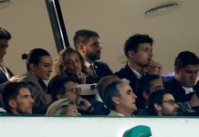 La imagen de Lando Norris y Magui Corceiro durante un partido de Champions League que reavivó los rumores de una reconciliación