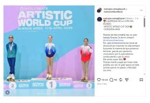 La patinadora argentina que se consagró campeona del mundo con 10 años: “Me siento super feliz”