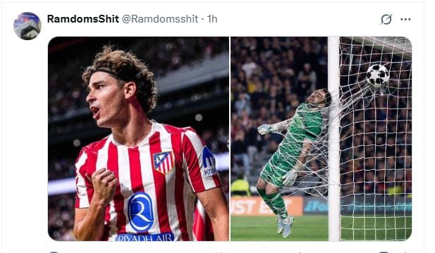 Los memes de la histórica victoria del Atlético ante Barcelona por la Champions en el Camp Nou: Julián Álvarez y Simeone, los elegidos