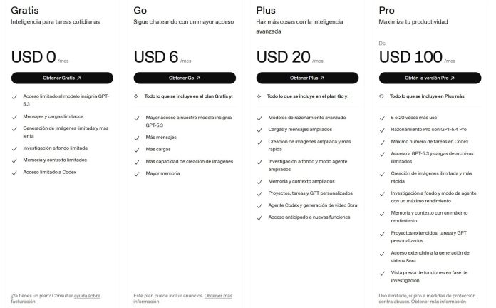 OpenAI baja el precio de ChatGPT Pro a la mitad