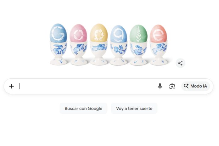 Pascua: el Doodle con el que Google celebra hoy la festividad cristiana