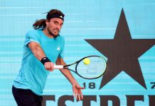 Polémica en Madrid: el pelotazo de Stefanos Tsitsipas que noqueó al compañero de Guido Andreozzi en un partido de dobles