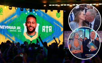 El show de Ancelotti en Brasil: del estallido por Neymar al beso de su esposa y la presencia de su hijastra que se robaron los flashes