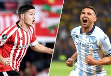 Estudiantes y Racing empatan por el pase a los cuartos de final del Torneo Apertura