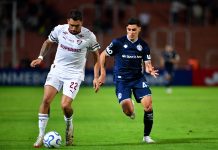 Independiente Rivadavia iguala con Fluminense y busca el pase a octavos de final de la Copa Libertadores