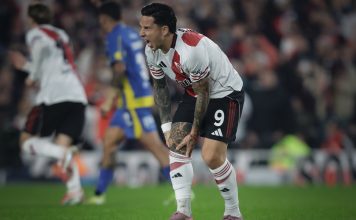 La dura entrada de Franco Ibarra que lesionó a Sebastián Driussi a los 7 minutos de River Plate-Rosario Central