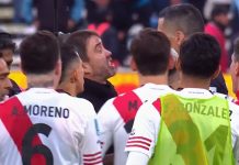La furia de Coudet contra Falcón Pérez luego de la final que River Plate perdió ante Belgrano: su actitud en la entrega de medallas
