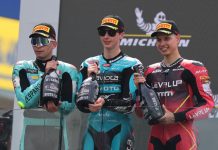 Los argentinos Valentín Perrone y Marco Morelli sufrieros caídas durante la carrera de Moto3 en Francia, pero sumaron puntos