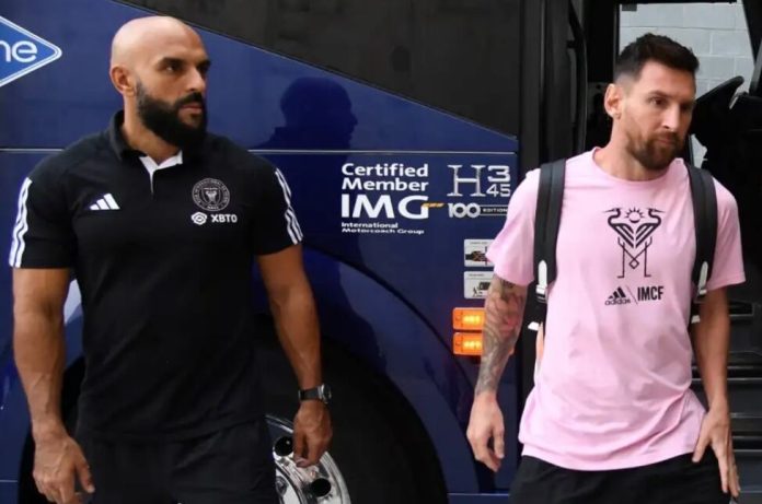 “¿Qué hace? Dios mío”: la inesperada aparición del guardaespaldas de Messi en la final de la Champions Legue
