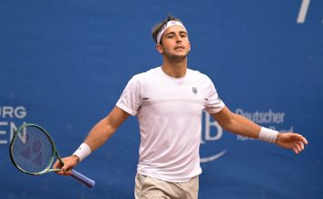 Tomás Etcheverry dejó escapar un partido increíble en Hamburgo: tuvo siete match points y quedó eliminado ante Tommy Paul