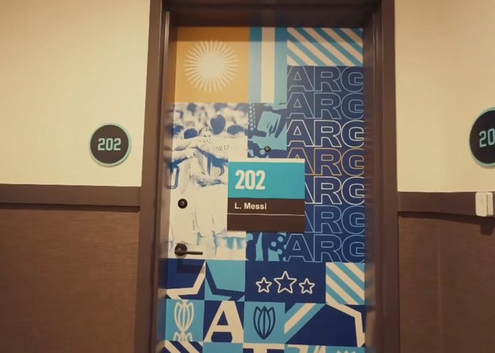 El detalle de la habitación de Messi en el hotel de la selección argentina que causó furor en la previa al Mundial