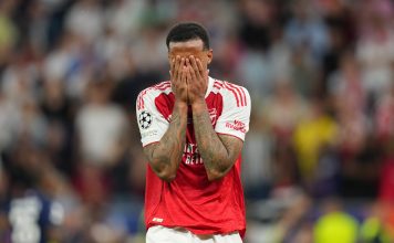 El emotivo gesto de los fanáticos del Arsenal con Gabriel tras fallar el penal decisivo de la Champions League