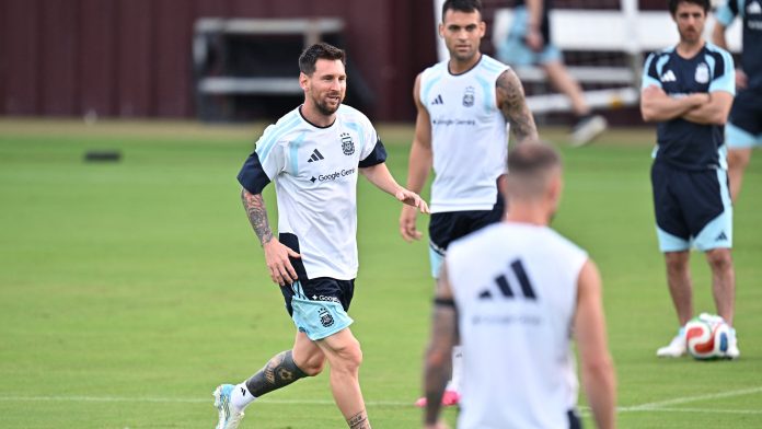 EN VIVO: la selección argentina se entrena a cinco días del estreno ante Argelia en el Mundial 2026