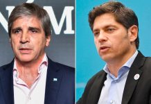 Kicillof descarta responderle a Caputo las reiteradas críticas y cree que lo beneficia que lo elijan como rival