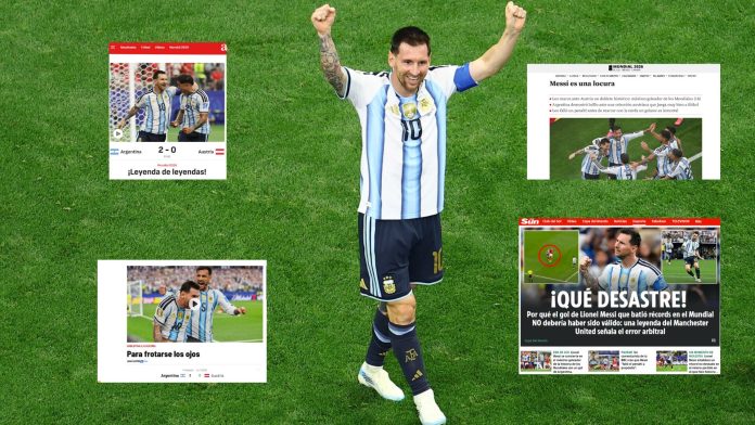 “Leyenda”, “imparable” y “actuación histórica”: así reflejaron los medios del mundo el show de Messi en el triunfo de Argentina