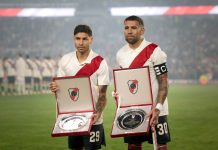 El debut de Nicolás Otamendi en River: un grave error, un cabezazo con el que casi empata y la frase al árbitro tras el final