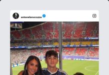 El posteo de Antonela Roccuzzo para celebrar el pase de Argentina a las semifinales del Mundial: “Un pasito más”