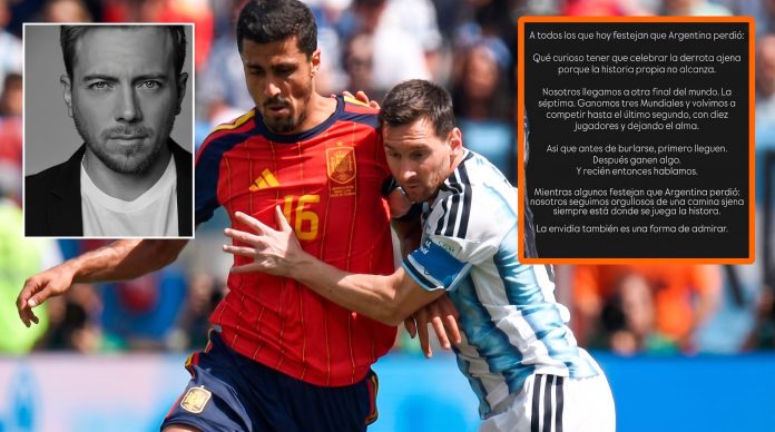 Julián Zucchi explota tras las críticas por defender a Argentina: “Antes de burlarse, primero lleguen y después hablamos”