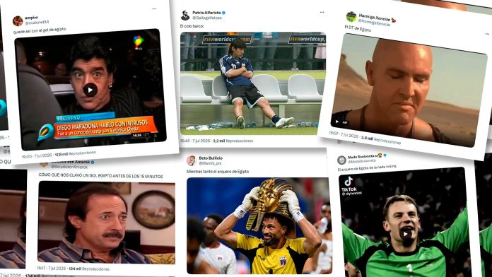 Los mejores memes de la clasificación de la selección argentina ante Egipto