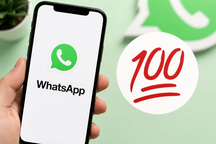 Qué significa el emoji del 100 en WhatsApp y cuándo se usa