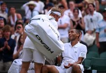 Tenso saludo, reproches y polémica entre el número 4 del mundo y su rival en Wimbledon: “Si estás lesionado, te retirás”