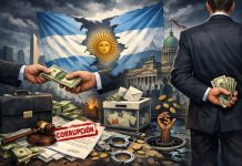 Una encuesta de AtlasIntel y Bloomberg muestra que casi el 50% de los argentinos ven a la corrupción como el principal problema del país