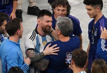El emotivo adiós a Jorge Messi: hinchas dejaron mensajes de apoyo a Lionel en el cementerio