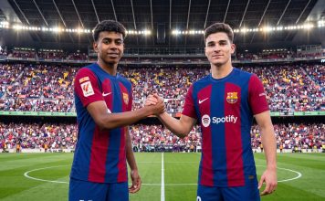 El gesto de Lamine Yamal con Julián Álvarez a la espera de la “oferta definitiva” del Barcelona para contratarlo