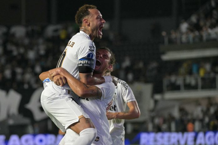 El show de Neymar en la victoria del Santos por Copa Sudamericana: dos asistencias y toques de calidad con Gabigol
