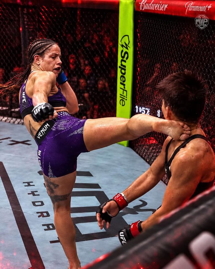 “Es la mejor patada que he visto”: el impactante nocaut en una pelea femenina de UFC que dio que hablar