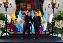 Javier Milei se reunió con el presidente Daniel Noboa en Ecuador y firmaron acuerdos comerciales y de seguridad