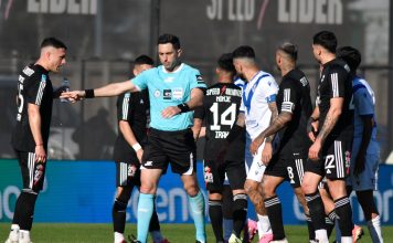 La AFA suspendió a los árbitros Nazareno Arasa y Diego Ceballos tras la polémica en el partido Riestra-Velez